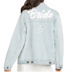 Show Me Your Mumu Bride Jean Jacket